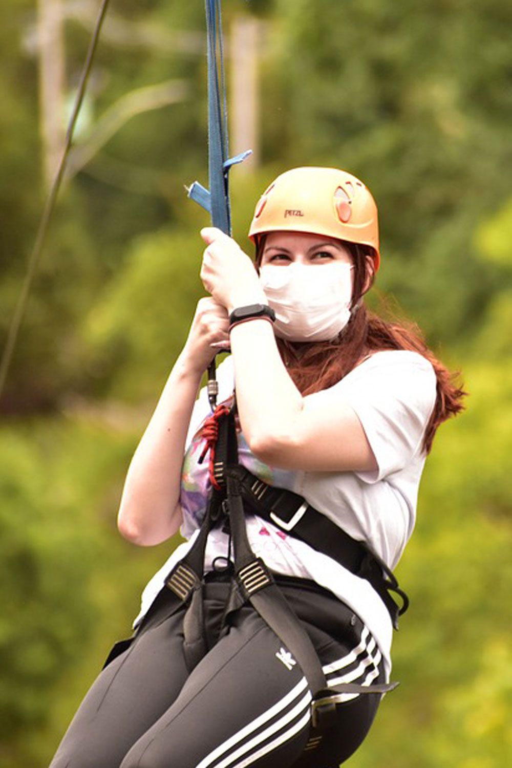 ziplining